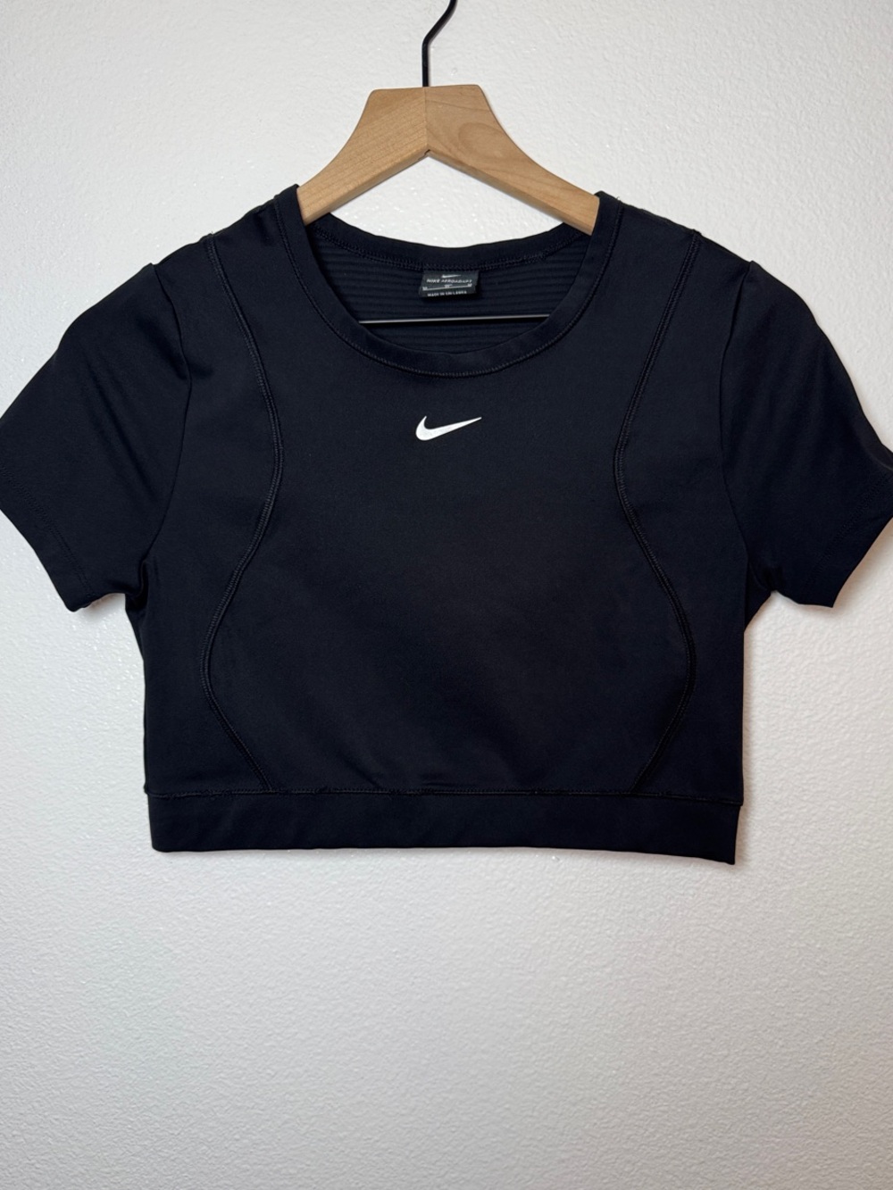 Nike Training Aerodapt Crop top black size M